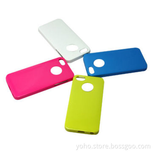 TPU Plastic Cover for iPhone 5, with Hole